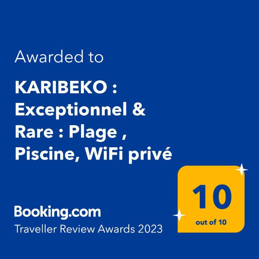 Karibeko : Exceptionnel & Rare : Plage , Piscine, Wifi Prive Сен Франсоа Екстериор снимка